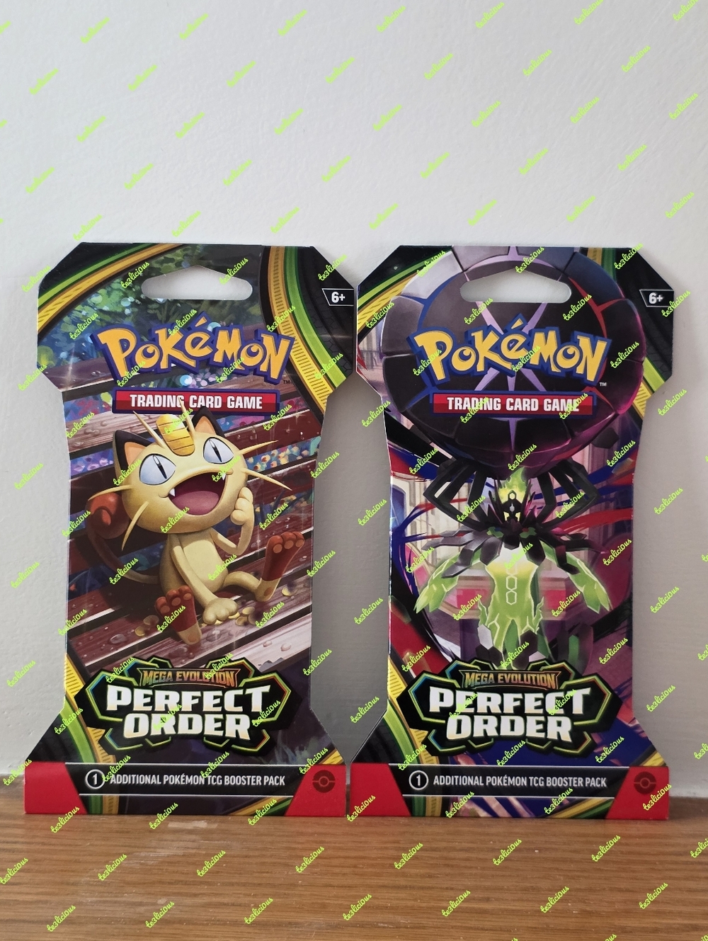 POKÉMON TCG PERFECT ORDER SLEEVED BOOSTER TRADING CARD 2 PACK *SEALED*